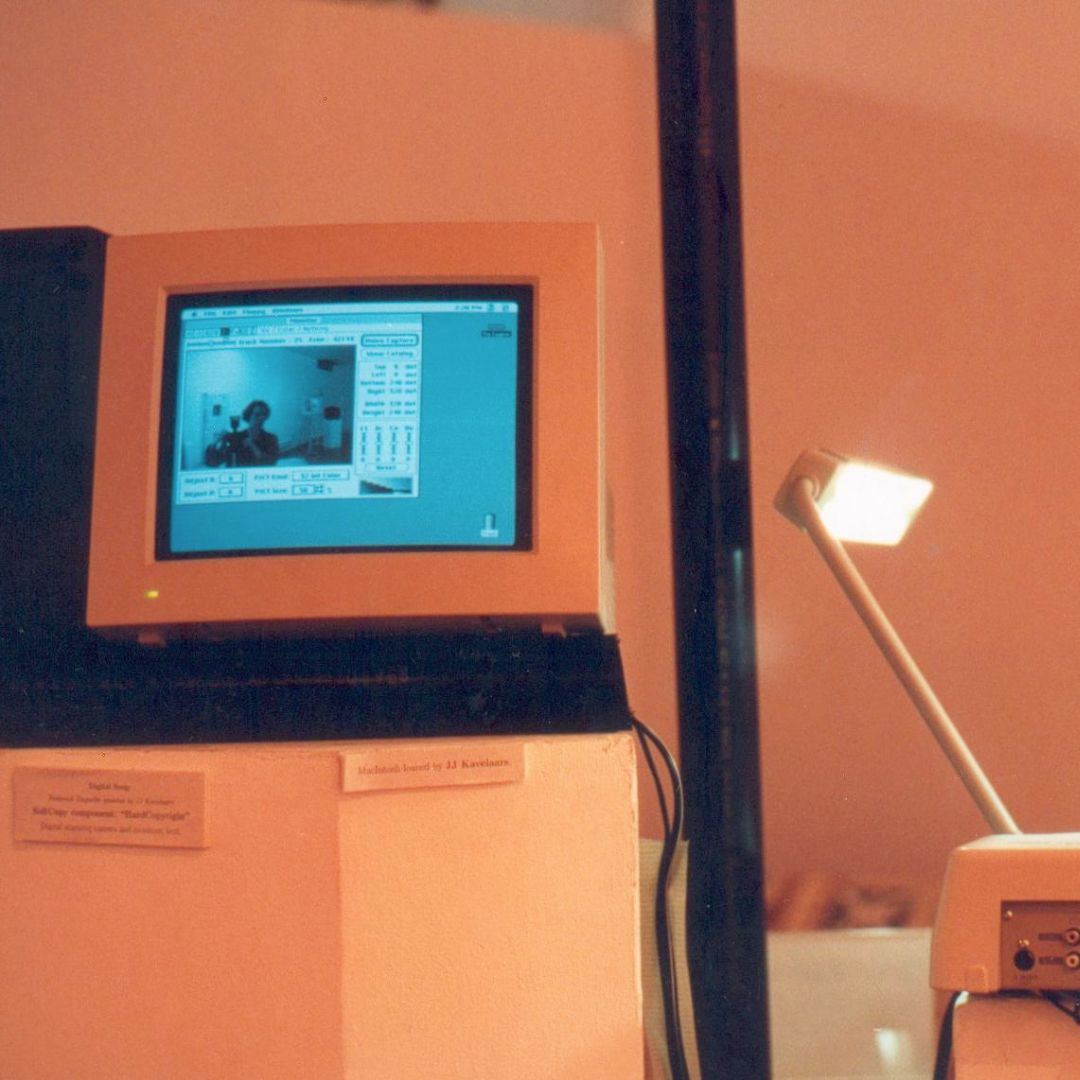 Photo of exhibit at Tett Centre location showcasing "A Vast Metabolism" exhibit in pink lighting.